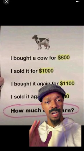 Math Riddle Challenge: Cow Buying and Selling Puzzle | Solve Now!