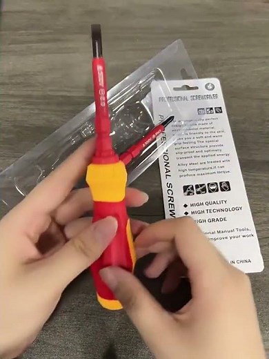 in 1 Insulated Screwdriver PH1/PH2 Slotted Cross Multi-Purpose Screwdriver Set Bit Kit