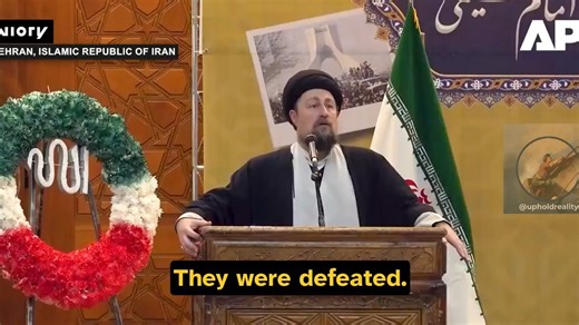 Terror Alarm on Instagram: "🚨🇮🇷🇪🇺 Khomeini's grandson Hassan lashes out at the EU: calls it an “impotent entity, and a lion without teeth” because it can't “control” Ukraine or Greenland. The real toothless, impotent failure is the Islamic Republic - a crumbling dictatorship that slaughters its own people for demanding basic freedom, while begging Russia and China for help."