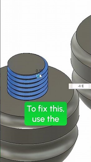 How to 3D Print better threads #3dprinting #fusion360 #design