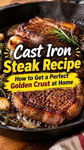 Cast Iron Steak Recipe | How to Get a Perfect Golden Crust at Home