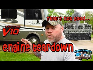Engine Repair Begins ~ Ford V10 F53 RV Is TICKING & KNOCKING
