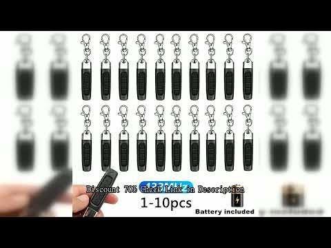 1~10PCS 433MHz Auto Copy Remote Control Electric Garage Door Opener Remote Controller Duplicator Clo