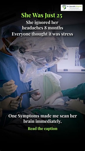 She Was Just 25 — Until a Brain Scan Revealed the Real Cause #brain #neurology #surgeon