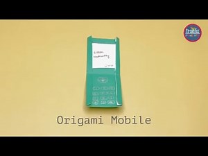 Step by step DIY Tutorial:How To Make an Easy Origami Mobile Phone With Paper Truefix Art And Crafts