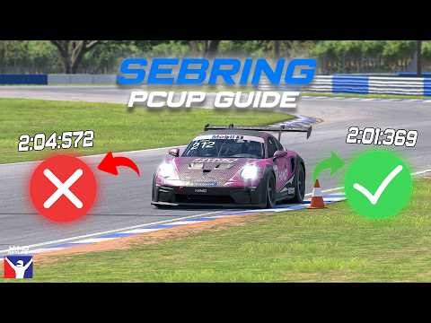 HOW TO DO SEBRING IN iRacing | Porsche Cup Track Guide & Tips