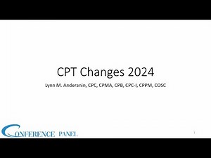 CPT Coding Changes 2024
