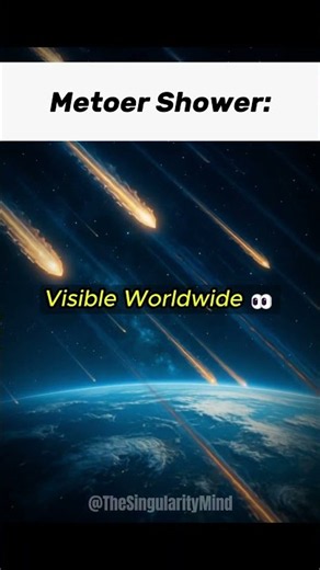 Massive October Meteor Shower ☠️#Space