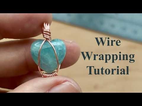 Heart Pendant Wire Wrapping Tutorial - Free & Full!