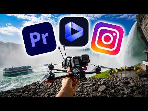 Best Drone Video Quality for Social Media | Premiere Pro + Aiarty Video Enhancer