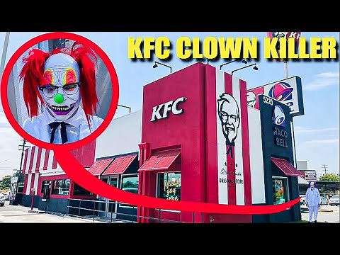 IF YOU EVER SEE THE KFC CLOWN STAY AWAY AND RUN FOR YOUR LIFE! (KFC CLOWN SPOTTED AT HAUNTED KFC)
