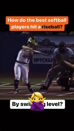 Coaches often say “swing level” or “swing down.”