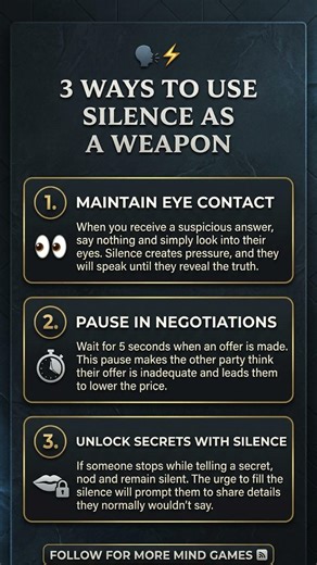 How to Command Respect with Silence #darkpsychology #mindset