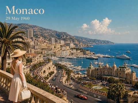 Summer in Monaco 1960 🥂 Vintage Jazz & Timeless Riviera Luxury