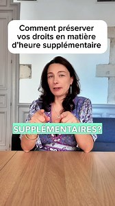⚖️Comment préserver vos droits en matière d'heure supplémentaire ? ⚖️ Je vous explique tout 👉📹 Pour en savoir plus abonne toi et reste à jour ! Contacte moi pour plus d'information ! Les informations données à un instant T n’excluent pas une évolution du droit. En outre, nous vous rappelons que chaque cas est particulier. #salarié #nimes #gard #conseil #Avocate #employé #droitdutravail #question #contratdetravail #loi #codedutravail #travail #employeur #avocatnimes #congés #congespayes #congés