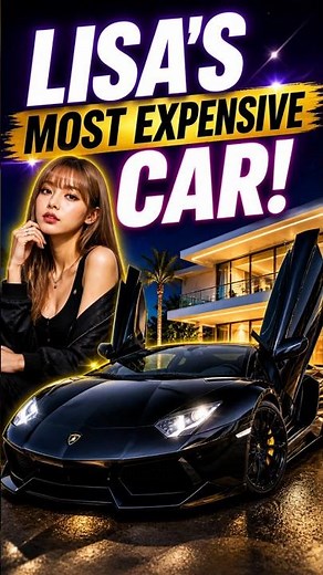 Lisa’s Most Expensive Car Will Shock You! #lisa #blackpink #luxurycars