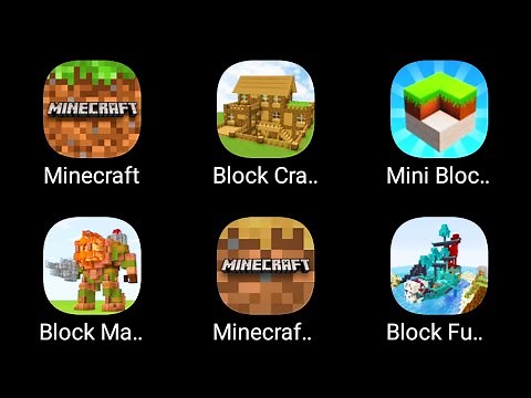 Minecraft PE Full Version VS Block Crazy VS Mini Block VS Block Master VS Minecraft Trial - NEW 2025