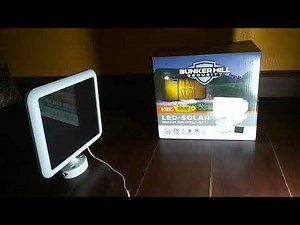 Incredible...Bunker Hill \nLed-Solar Motion Security Light