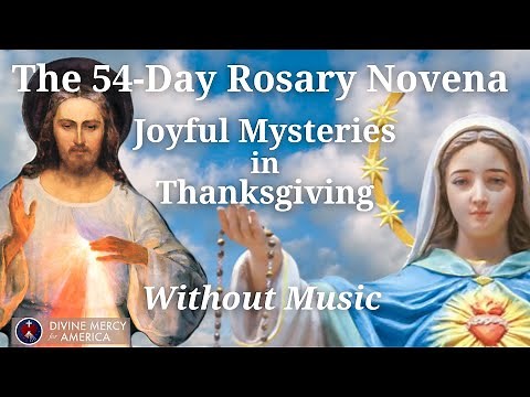 Joyful Mysteries in Thanksgiving Without Background Music - 54-Day Rosary Novena - Pray the Rosary