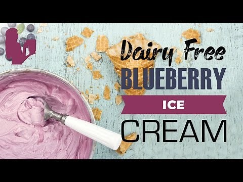 Delicious Blueberry Ice Cream recipe made using a Vitamix or Blendtec commercial blender
