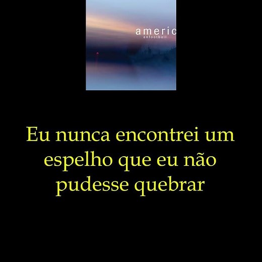 American Football - Mine To Miss (legendado) #americanfootball #minetomiss