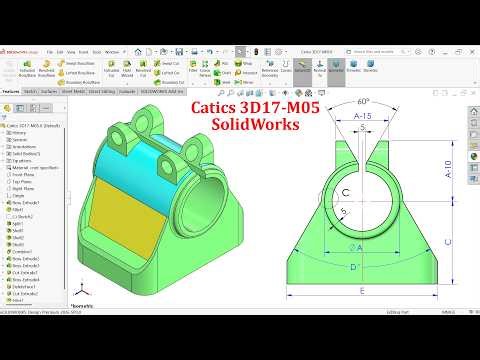 Catics 3D17-M05 Exercise in SolidWorks