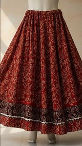 ₹560 😍 Ajrakh Wrapper Skirt | Pure Cotton Santiniketan Style 🔥#skirt #cottonskirt #ajrakh #summer