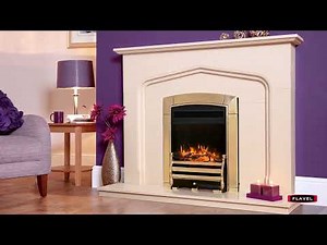 Flavel Proflame SL Caress - Glass-Fronted Slimline Electric Fire with Cast Fascia | Flames.co.uk