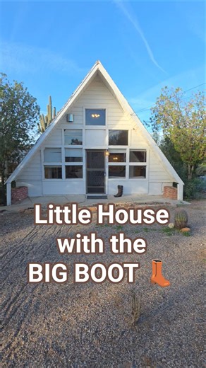 Beautiful A-Frame Tour (Don't Miss the Boot) #shorts #architecture #arizona