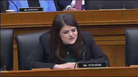 Stevens to RFK Jr: "To top it off, Mr Secretary, I got a copy of HR-944. You know what it is? It's your impeachment articles, sir. You have abused your office, you have gutted America's public health! You should be ashamed."