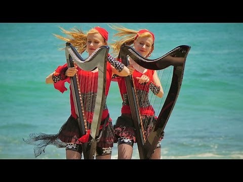PIRATES of the CARIBBEAN Medley (Harp Twins) Electric Harp