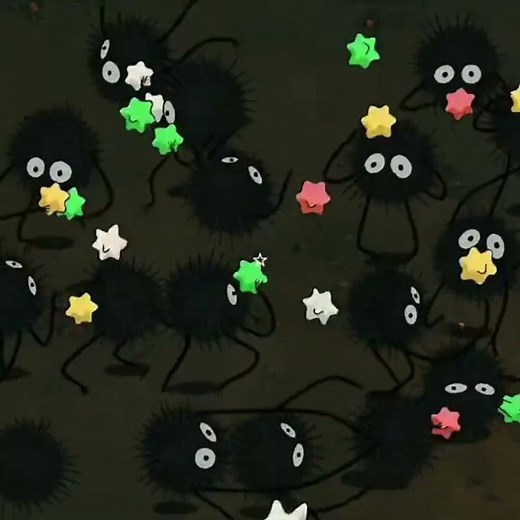 SOOT SPRITES FROM SPIRITED AWAY ARE THE CUTEST
