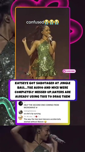 haters are eating this up, they got sabotaged fr #katseye #eyekons #manon #concert #jingleball