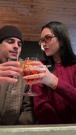 us the second we get our first drink