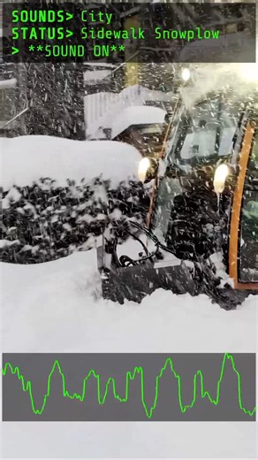 🪏The Lil' Plow That Could ❄️ #asmr (City Sounds)