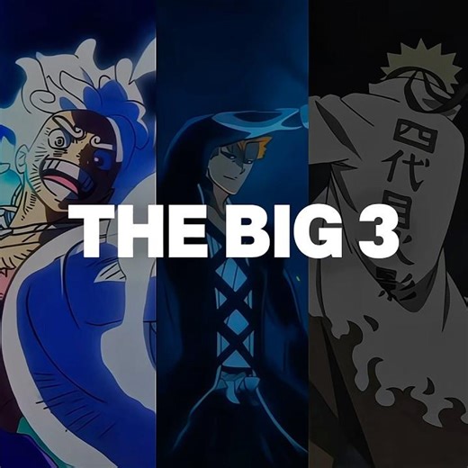 “THE BIG 3 🔥 Legends That Defined Anime Forever”