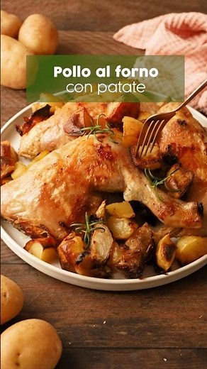 POLLO AL FORNO CON PATATE: la ricetta infallibile della nonna