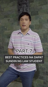13K views · 298 reactions | Anong best practices ang dapat sundin ng law student para mag-excel sa law school? - Part 7 #EduCampPH | Atty. Tony Roman | Facebook