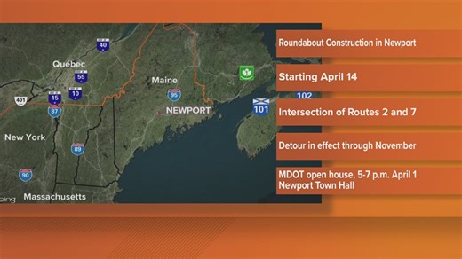 Newport roundabout construction to impact travel starting mid-April