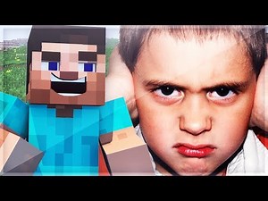 Trolling a 7 Year Old in Minecraft