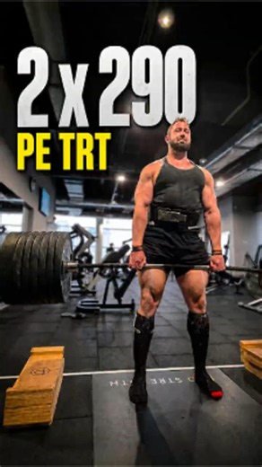 290kg Deadlift on TRT #deadlift #strength #strengthtraining #workout #powerlifting