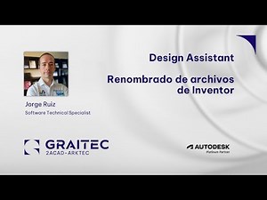 Cómo renombrar archivos de Inventor con Design Assistant