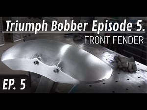 Making of Front Fender | Triumph Bobber Episode 5.