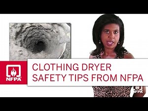 Clothing Dryer Safety Tips from NFPA