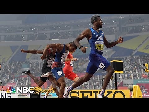Noah Lyles' heartstopping 200m World Championship, stride by stride | NBC Sports