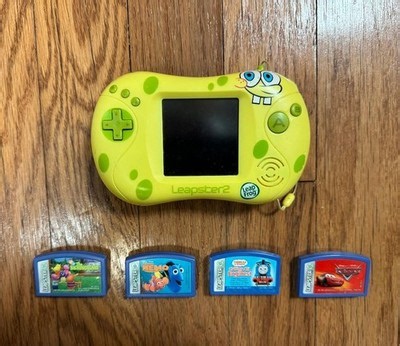 Spongebob Leapfrog Leapster 2 Handheld Portable Learning Video Game Console Rare | eBay
