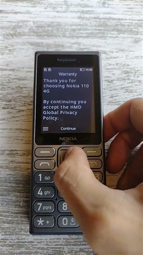 Start-up settings for Nokia 110 4G (2024)