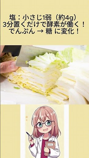 【白菜の甘みが倍増】鍋の前にたった3分！プロもやってる塩もみ裏ワザ#冬レシピ #白菜 #鍋のコツ #料理豆知識 #塩もみ #料理裏技 #主婦の知恵 #簡単レシピ #冬ごはん #温かい食卓