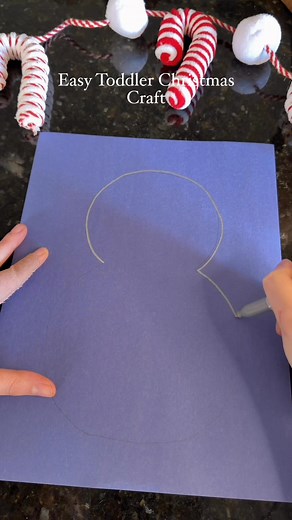 Tissue paper snowman! ☃️ such a fun Christmas activity for kids- my toddler loved it! #christmascrafts #toddlercrafts #sensoryplay #easycrafts #christmasactivities | Brittany Uranich