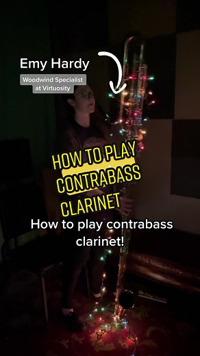 Learn How to Play Contrabass Clarinet with Emy Hardy!
